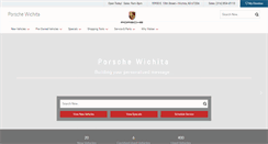 Desktop Screenshot of porscheofwichita.com